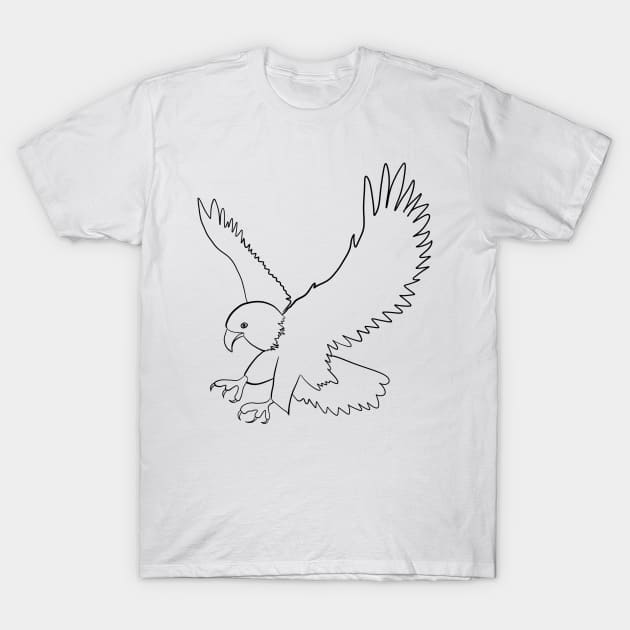 Stick figure eagle T-Shirt by WelshDesigns